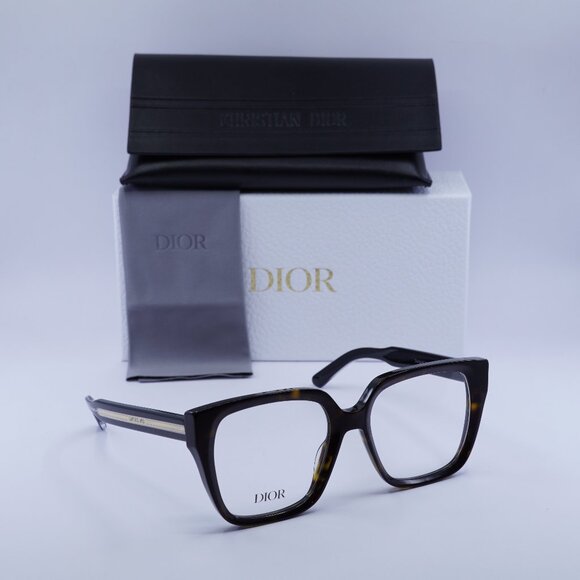 Final Price! Dior DIORSPIRITO S6I 2000 Havana Eyeglasses 54mm - Picture 1 of 10